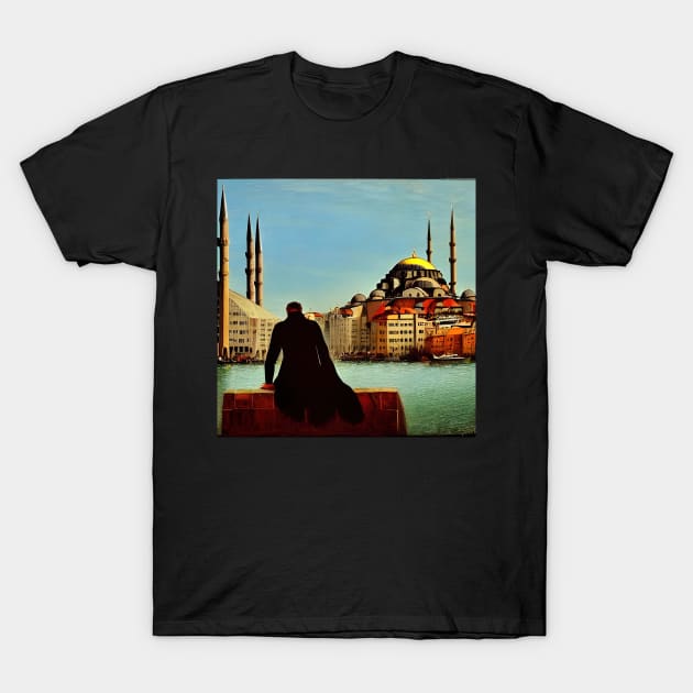 Somewhere between Italy and Turkey T-Shirt by Crestern